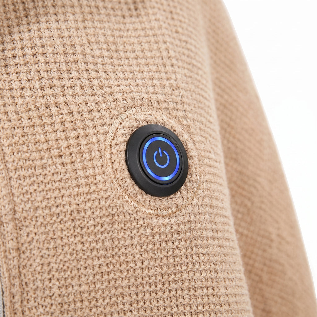BreezeCharm | Wearable Heated Blanket With USB Power And 8 Heating Zones