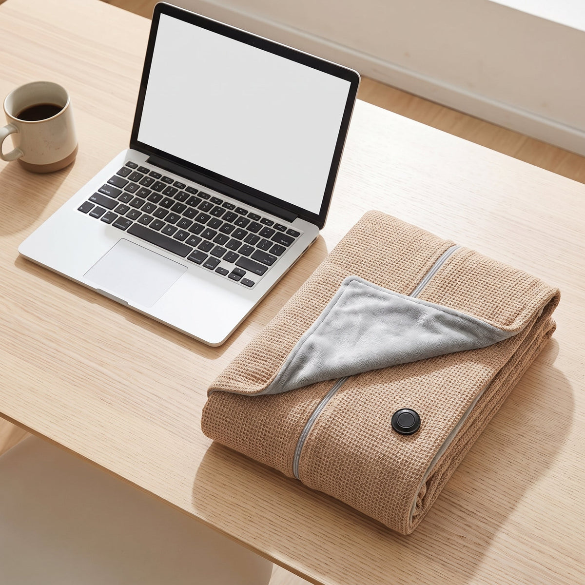 BreezeCharm | Wearable Heated Blanket With USB Power And 8 Heating Zones